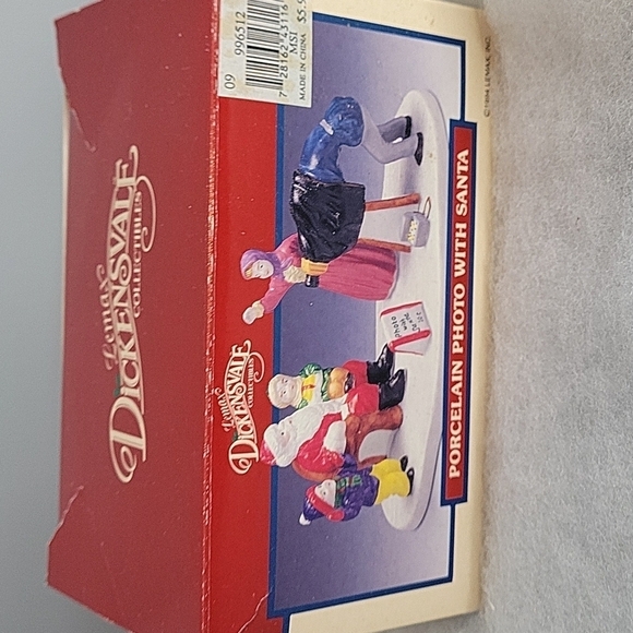 Lemax Dickensvale porcelain Photo with Santa Figurine 1994 vintage collectible - Picture 1 of 9